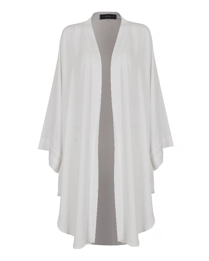 Longline White Kimono