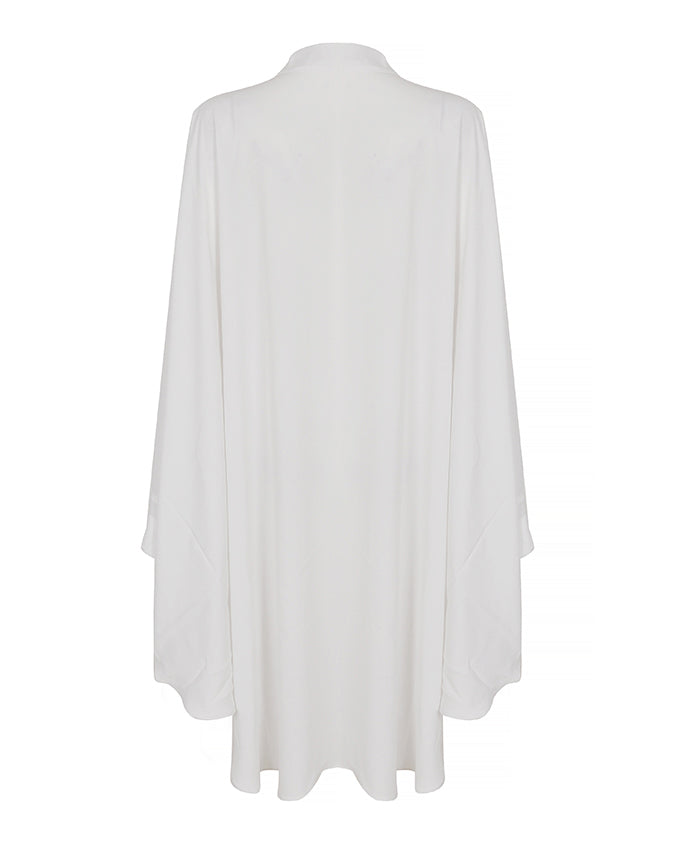 Longline White Kimono