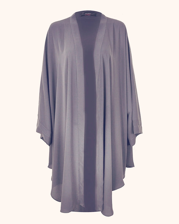 Longline Charcoal Grey Kimono