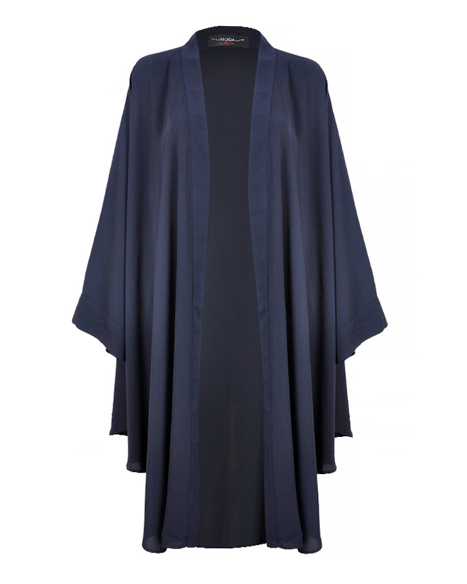long Navy blue kimono