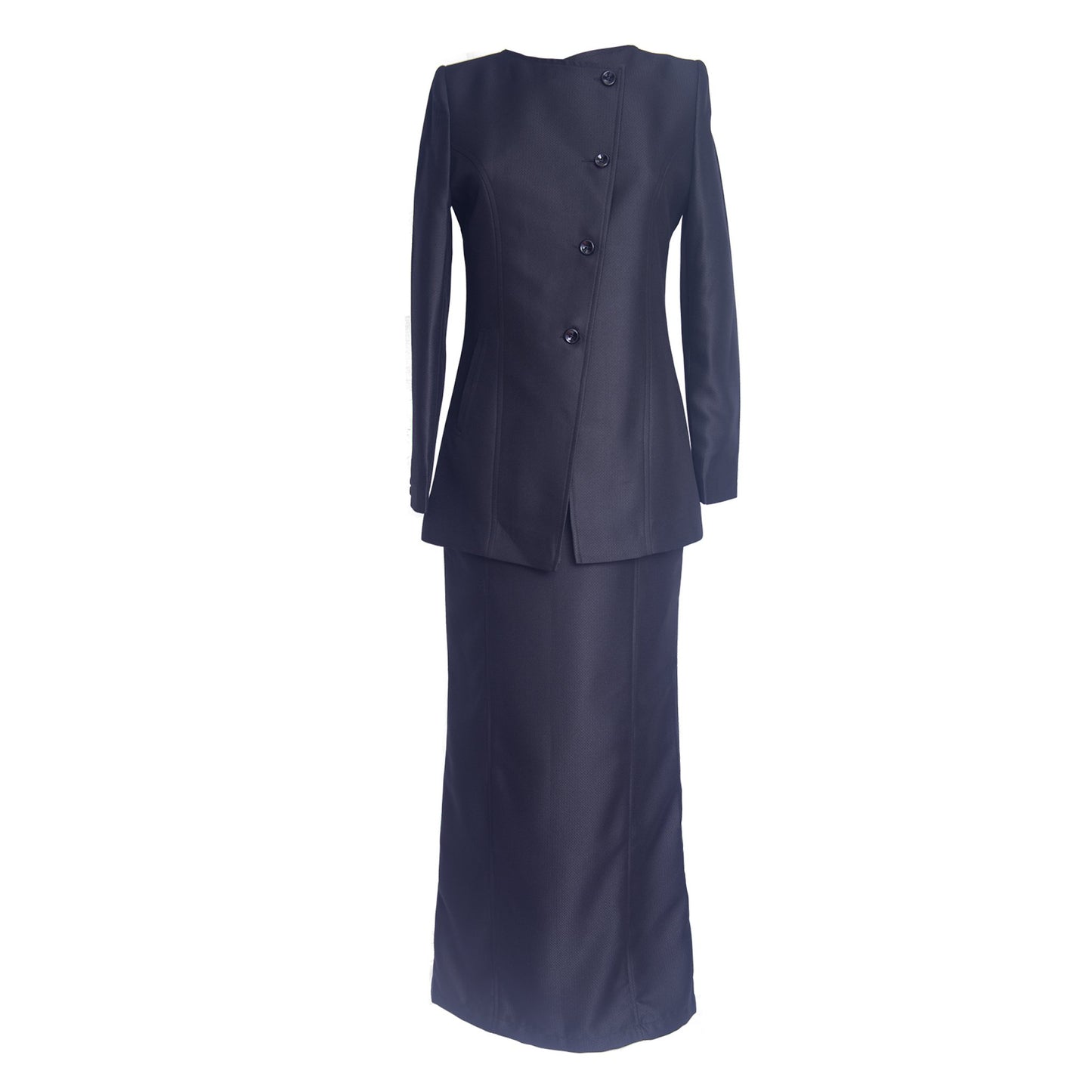 Modest maxi skirt suit