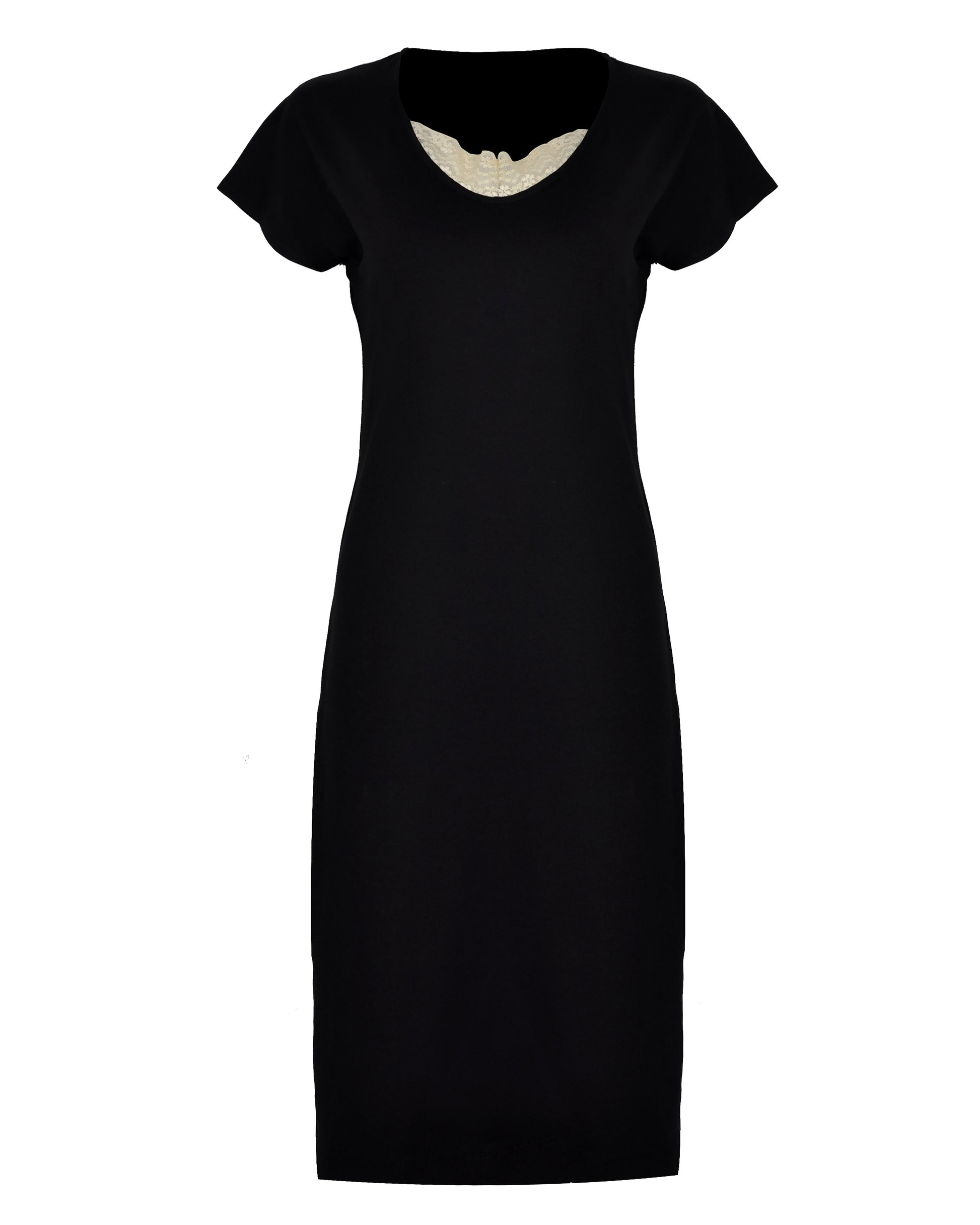 long Black Night shirt 
