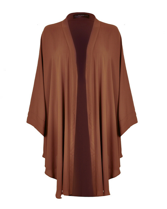 Longline Chocolate Kimono