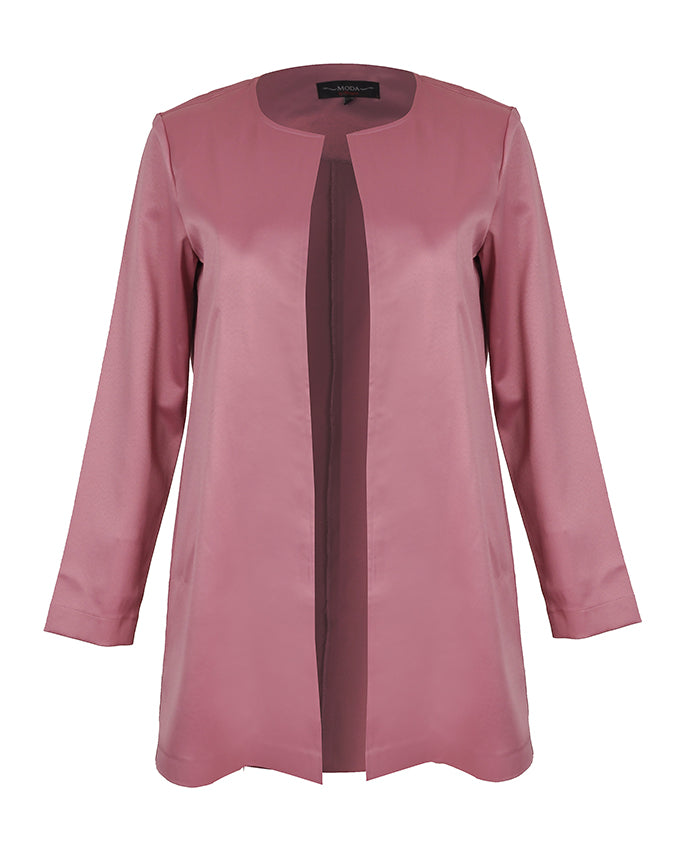 Satin Onion Longline Jacket