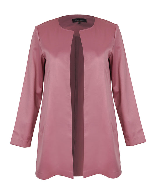 Satin Onion Longline Jacket