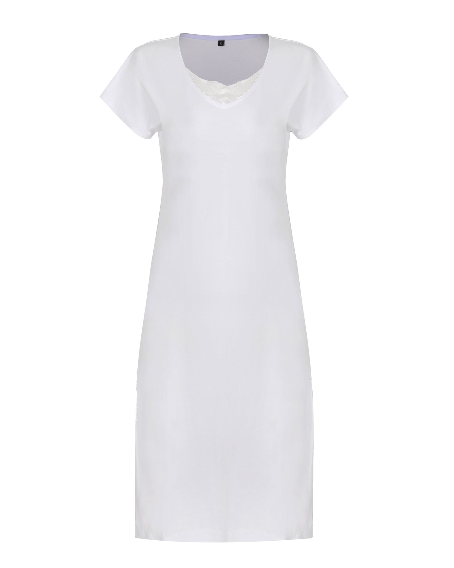 Three cotton nightwear dresses in gray, white, and black colors in Abuja