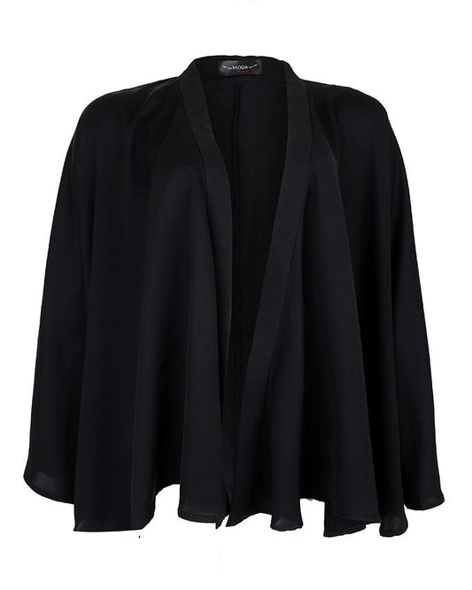  Black medina silk cape