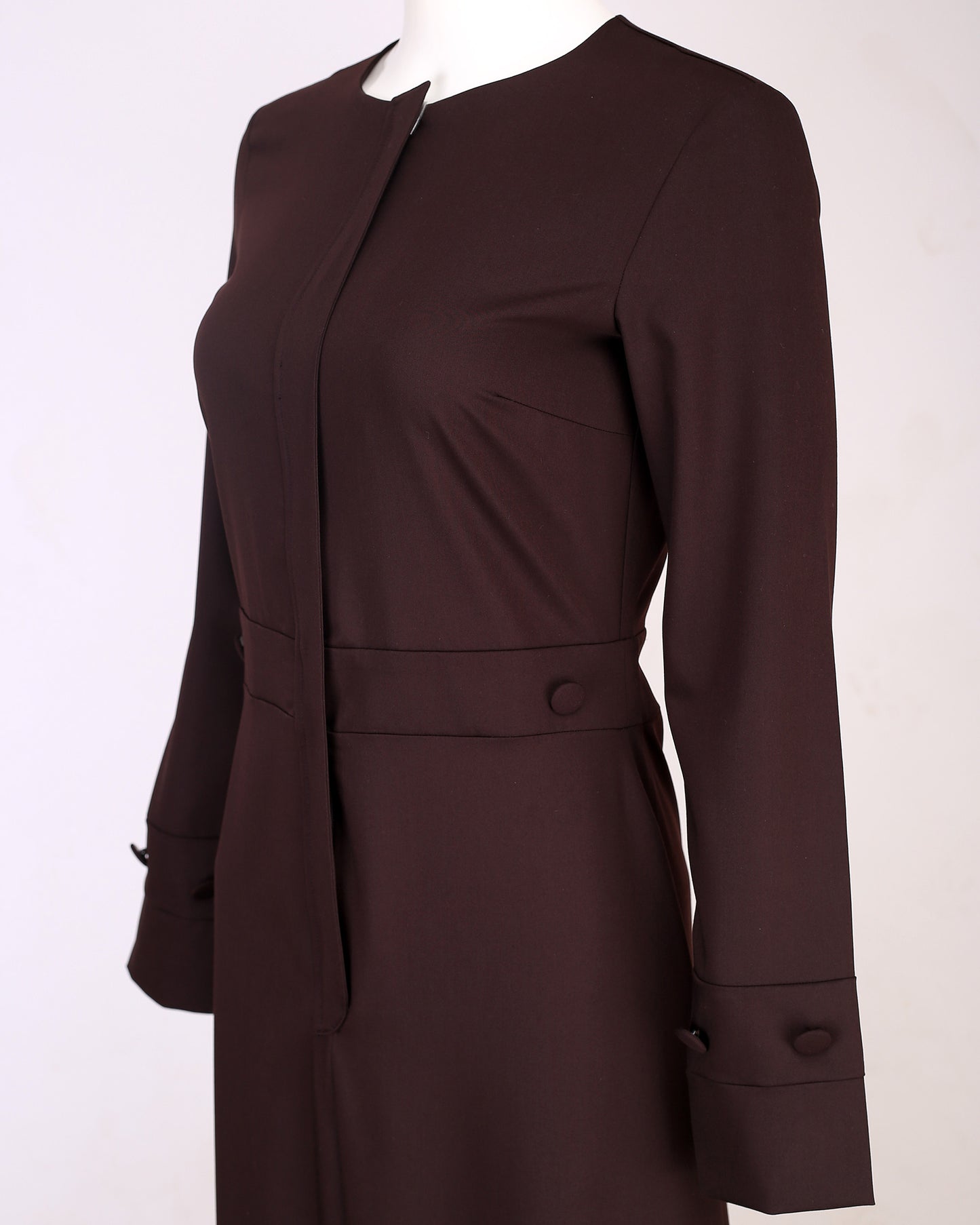 Coffee Brown Maxi Dress