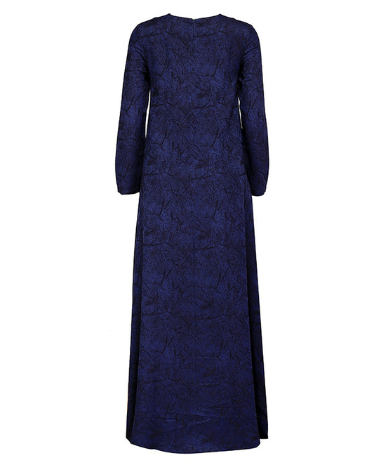 Filigree Navy Gown