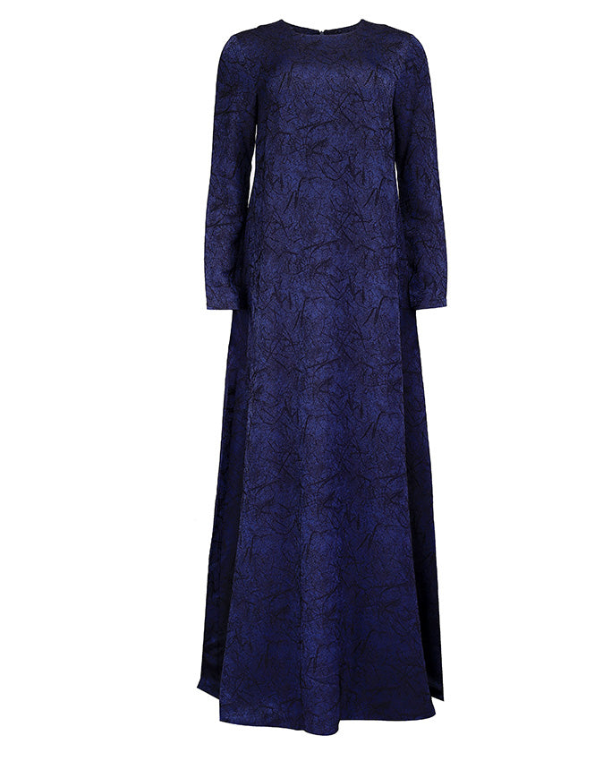 Filigree Navy Gown