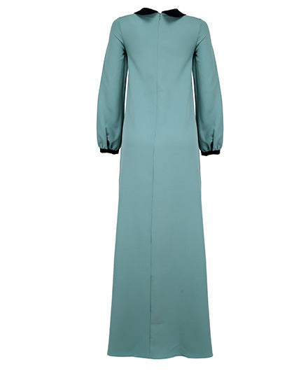 Backview mint Abaya